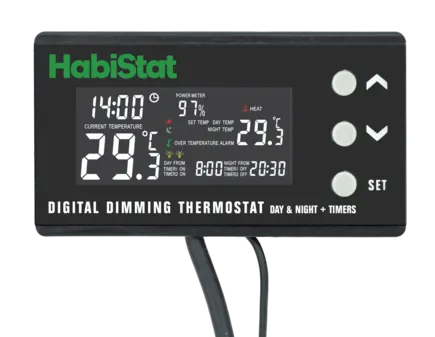 HABISTAT DIGITAL DIMMING THERMOSTAT DAY/NIGHT TIMER 600 WATT (R3100215) цифровий термостат із регулюванням яскравості