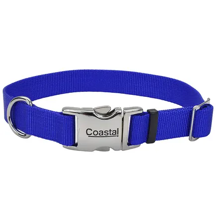 Coastal Metal Buckle КОСТАЛ ТИТАН БАКЛ нашийник для собак, 2х36-51см Cиній