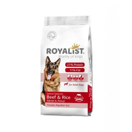 Royalist Beef & Rice з яловичиною та рисом для дорослих собак 15 кг