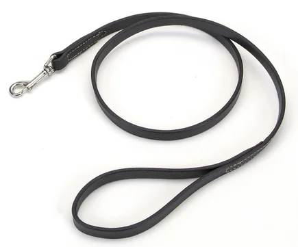 Coastal Circle-T Dog Leash КОСТАЛ СЕРКЛ-Т шкіряний повідець для собак, 2смХ1.2м Чорний