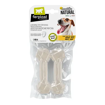 Ferplast GOODB NAT CHICK BONE M 70g x2 Жувальна іграшка д/собак
