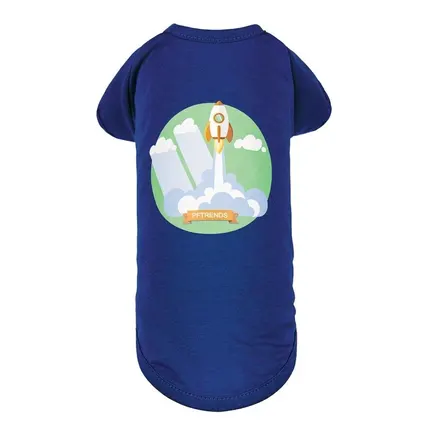 Футболка Pet Fashion «Галактика» для собак, розмір XS, синя
