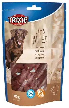 Ласощі Trixie Premio Lamb Bites для собак, з ягням, 100 г