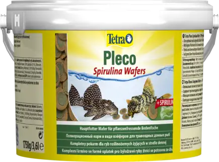 Корм Tetra Pleco Spirulina Wafers для травоїдних донних рибок, 1,75 кг (пластинки)