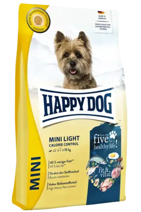 Сухий корм HD fit & vital Mini Light 4kg сухий корм для собак дрібних порід вагою до 10 кг
