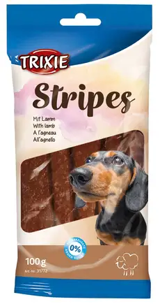 Ласощі Trixie Stripes Light для собак, ягня, 100 г
