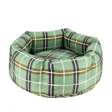 Лежак для Тварин BronzeDog Comfort Круглий Зелений S