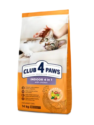 С4Р Premium сух індор 4 в 1 коти 14,0 кг