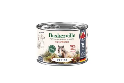 Baskerville КОНИНА. Повнораціонний вологий корм класу холістик для собак, 200 г