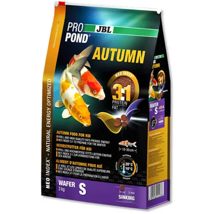 Осінній корм JBL ProPond Autumn S для невеликих Кої, 3.0 кг