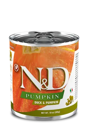 Вологий корм для собак Farmina N&D Grain Free PUMPKIN DUCK ADULT MEDIUM & MAXI беззерновий з гарбузом, качкою 285 г