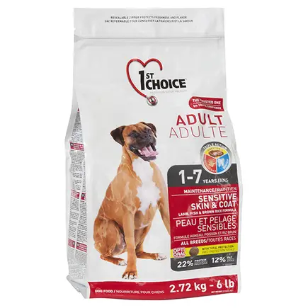 1st Choice Adult Sensitive Lamb&Fish ФЕСТ ЧОЙС ДОРОСЛИЙ ЯГНЯ РИБА сухий суперпреміум корм для собак 2,72 кг