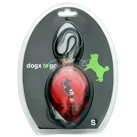 Flamingo Dogx2GO Belt Glassy S ФЛАМІНГО БЕЛТ ГЛАССІ повідець рулетка для собак до 12кг, світловідбивна стрічка 2м 2 м, до 12 кг