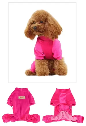 Костюм Dobaz Royal Velour для собаки, малиновий, XXL