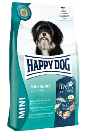 Сухий корм HD fit & vital Mini Adult 4kg для дорослих собак дрібних порід вагою до 10 кг
