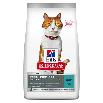 Hill’s Science Plan Adult Sterilised Cat Tuna Сухий корм для дорослих стерилізованих котів, з тунцем, 10 кг
