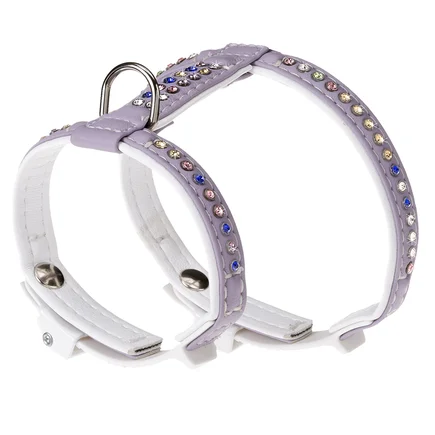 Ferplast LUX P XS WHITE-PURPLE Шлея, екошкіра