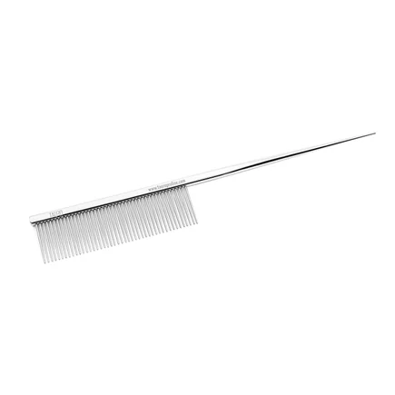 Tauro Pro Line Royal Collection Гребінець металевий з хвостиком, 19,3 см
