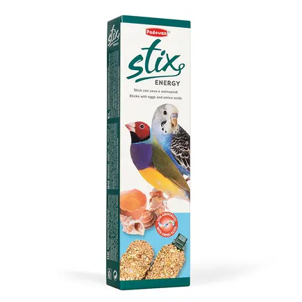 Stix energy cocor/es/Ласощі Стікс д/хвил. папуг, амадинів Падован Енерджи 80 г