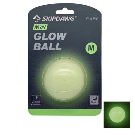 Іграшка для Собак Skipdawg Glow Ball Світлонакопичувальний М'яч 7 см M