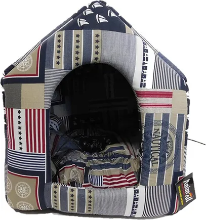 Будка для собак AnimAll, море, 45х46х46 см