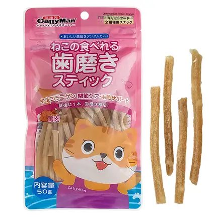 CattyMan Chewing Stick Chicken КЕТТІМЕН ПАЛИЧКА КУРКА жувальні ласощі для котів 0,05 кг
