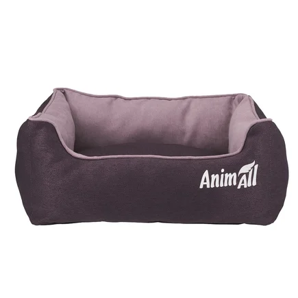 Лежанка AnimAll Nena S VELOURS Berry для собак і котів, коричнева, 45×35×16 см