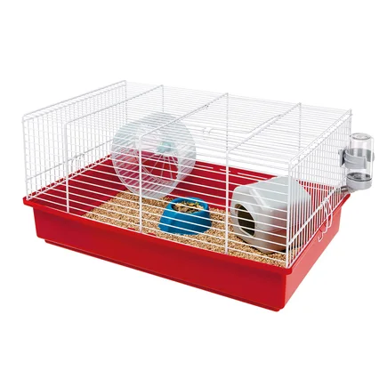 Ferplast CAGE CRICETI 9 WHITE-RED (x1) Клітка для гризунів