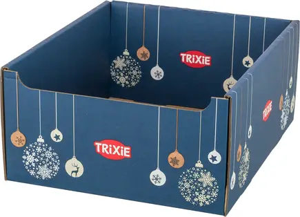 Короб Trixie для ласощів картонний з різдвяним принтом 30,5х15,5х36 см