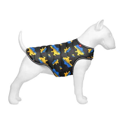 Курточка-накидка для собак WAUDOG Clothes, малюнок "Дім", S, А 32 см, B 41-51 см, С 25-35 см