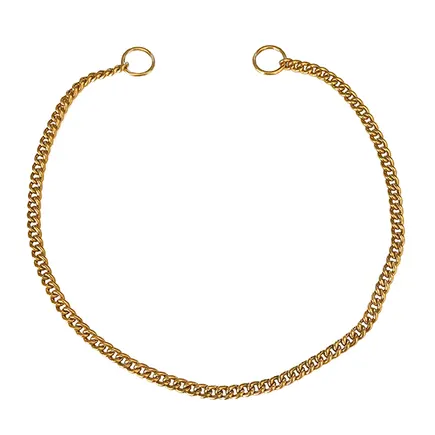 Ring5 Jewerly Link Ring5 ЮВЕЛІРНА ЛАНКА нашийник-ланцюжок для собак, золото 30 см