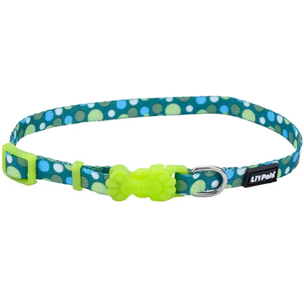Coastal Li`l Pals КОСТАЛ ЛІТТЛ ПЕЛС нашийник для собак, 0.9х20-30см Зелена крапка