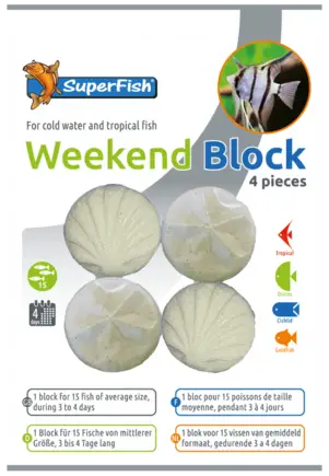Корм вихідного дня для риб SUPERFISH WEEKEND FOOD 4 PCS(A3060005)
