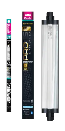 LUMENIZE PRO T5 UVB KIT SHADEDWELLER 7% UVB 8 WATT (R2200050) ультрафіолетова лампа для рептилій