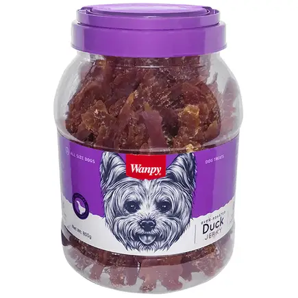Wanpy Duck Jerky ВАНПІ ФІЛЕ КАЧКИ В’ЯЛЕНЕ ласощі для собак 0,8 кг