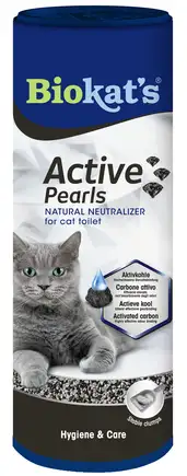 Дезодорант для котячого туалету Biokat's Active Pearls з активованим вугіллям 700 мл