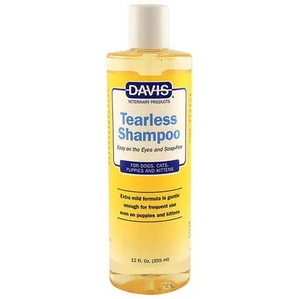 Davis Tearless Shampoo ДЕВІС БЕЗ СЛІЗ шампунь для собак і котів, концентрат 0,355 л