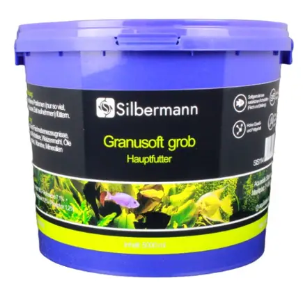 Корм Silbermann Granusoft coarse 5000 ml (SIS114) гранули 1,5 мм для акваріумних риб