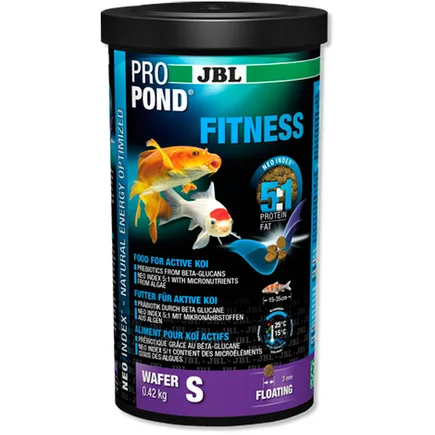 JBL (ДжБЛ) ProPond Fitness корм для стерляді та осетрових S, 420г.