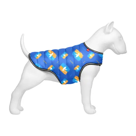 Курточка-накидка для собак WAUDOG Clothes, малюнок "Прапор", S, А 32 см, B 41-51 см, С 25-35 см