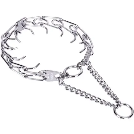Sprenger Ultra-Plus Training Collar СПРЕНГЕР УЛЬТРА-ПЛЮС ПАРФОРС строгий нашийник-мартінгал для собак, нержавіюча сталь 4 мм, 64 см