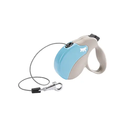 Ferplast AMIGO MINI COR BEIGE-BLUE Рулетка-поводок зі шнуром