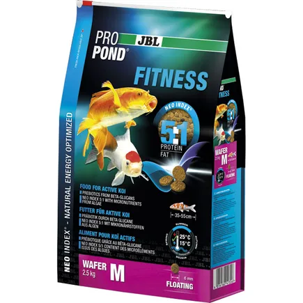 JBL (ДжБЛ) ProPond Fitness корм для стерляді та осетрових M, 5.0кг.