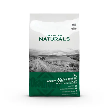 Diamond Naturals Adult Large Breed Chicken&Rice 15kg
