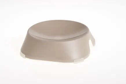 FIBOO пласка миска Flat Bowl, без антиковзких накладок, бежевий