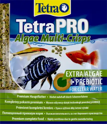 Корм Tetra PRO Algae Multi-Crisps для травоїдних риб, з овочами, 12 г (чіпси)
