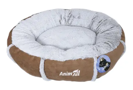 AnimAll Лежак Mary Velvet M BROWN (66X66X15)