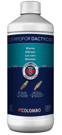Засіб проти внутрішніх і зовнішніх глистів риб CERPOFOR DACTYCID 1000 ML-5000 L (A5010766)