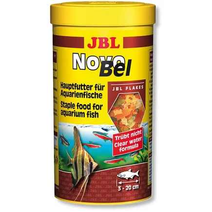 Основний корм у формі пластівців JBL NovoBel для акваріумних риб, 250 мл