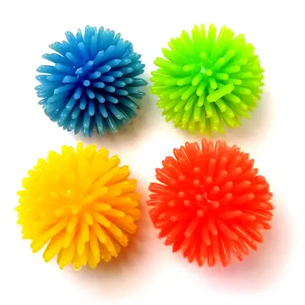 Flamingo Hedgehog Balls ФЛАМІНГО М’ЯЧ ЇЖАЧОК іграшка для котів, TPR-гума 3,5 см